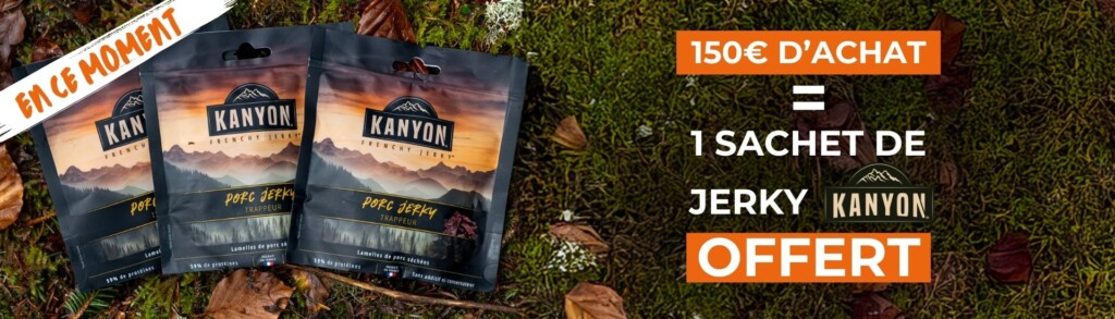 Découvrez Jerky Kanyon : 1 sachet offert dès 150€ d'achat !