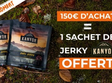 Découvrez Jerky Kanyon : 1 sachet offert dès 150€ d'achat !